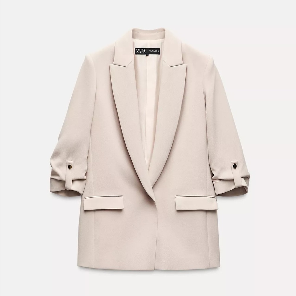 Zara Women's Blazer with rolled up sleeves size small